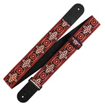RICHTER Retro Guitar Strap Red / Black