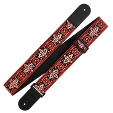 RICHTER Retro Guitar Strap Red / Black