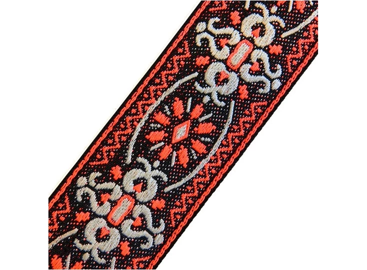 RICHTER Retro Guitar Strap Red / Black