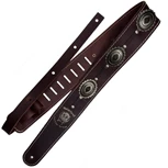 RICHTER RI117600 Mötorhead Concho Guitar Strap Brown / Old Silver
