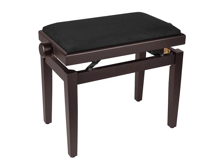 BOSTON PB1/5520 Piano Bench with adjustable Seat Rosewood with Black Velvet Seat