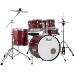 PEARL RS505C/C747 Roadshow Matte Red with Hardware and Cymbals