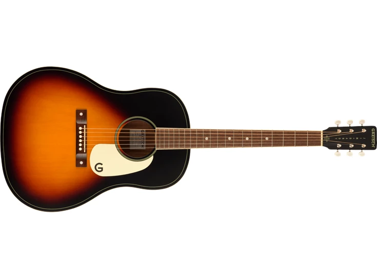 GRETSCH Jim Dandy™ Dreadnought, Walnut Fingerboard, White Pickguard, Rex Burst