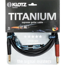 KLOTZ Titanium Instr. Cable 6m Jack 2p - Jack 2p.
