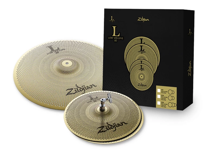 ZILDJIAN Low Volume 38 Cymbal Pack, 13H/18CrR