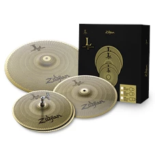 ZILDJIAN Low Volume LV 348 Cymbal Pack, 13H/14Cr/18CrR