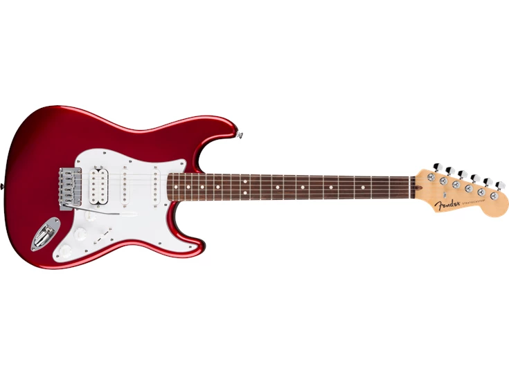 FENDER Standard Stratocaster® HSS, Laurel Fingerboard, White Pickguard, Candy Cola
