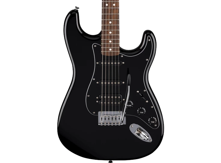 FENDER Standard Stratocaster® HSS, Laurel Fingerboard, Black Pickguard, Black