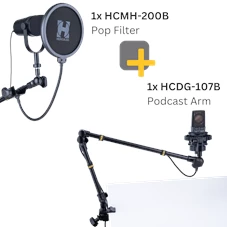 HERCULES DG-107B-SL HERCULES Podcasting Set