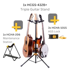 HERCULES HCGS-432B+-SL Guitar Stand Set