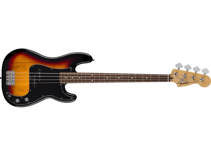 FENDER Standard Precision Bass®, Laurel Fingerboard, Black Pickguard, 3-Color Sunburst