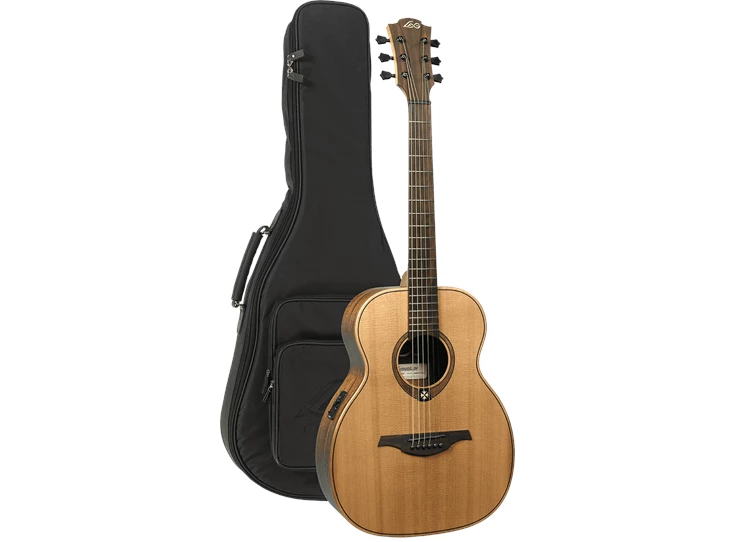 LAG TRAVEL-SCE Escapade Series Travel Red Cedar Acoustic-Electric