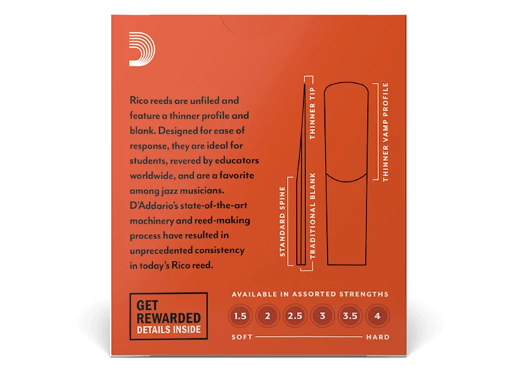 RICO RJA1030 Alto Saxofoon Rieten (Sterkte 3.0) 10 Stuks