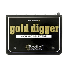 RADIAL GOLD DIGGER 4-Channel Mic Selector