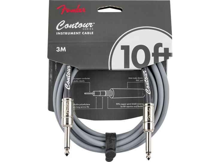 FENDER Contour™ 10' Cable Inca Silver