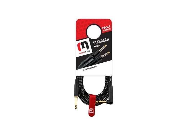 RED'S MUSIC GCF1250BG 5.0m Jack-Jack Hook Instrument Cable