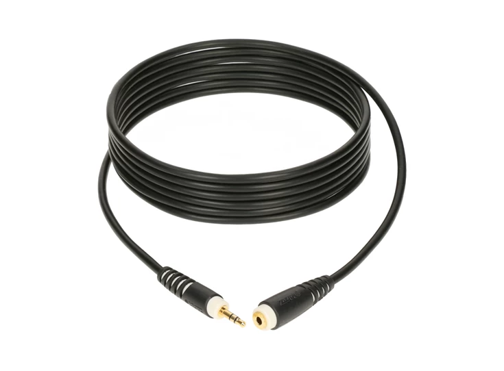 KLOTZ Extension Cable Black 3M Jack male 3.5 mm 3p - female 3.5 mm 3p