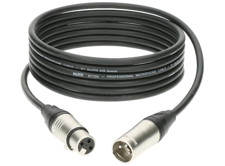 KLOTZ M1K1FM1000 M1 Mic Cable BK 10m XLR 3p F/M