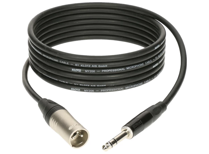 KLOTZ M1MS1K0500 M1 Cable BK 5m XLR 3P male - Jack 3P