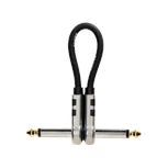 KLOTZ pedal patch BK 0.25m Jack 2p 90° - Jack 2p 90° Gold Tip