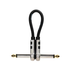 KLOTZ pedal patch BK 0.15m Jack 2p 90° - Jack 2p 90° Gold Tip