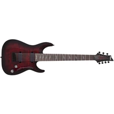 SCHECTER SC2456 Omen Elite 7 Black Cherry Burst