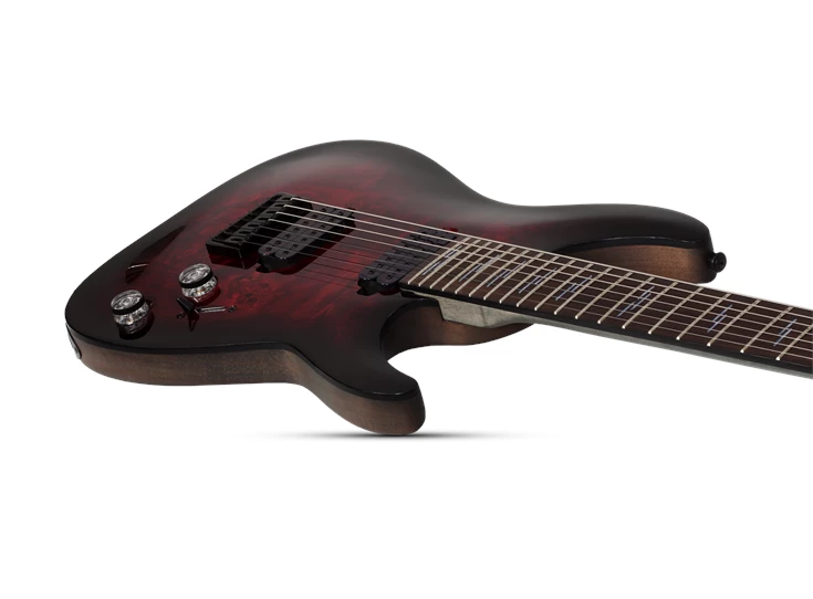 SCHECTER SC2456 Omen Elite 7 Black Cherry Burst