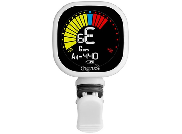 CHERUB WST-675/WH Clip-On Tuner Met Herlaadbare Batterij