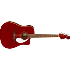 FENDER Redondo Player, Walnut Fingerboard, White Pickguard, Candy Apple Red