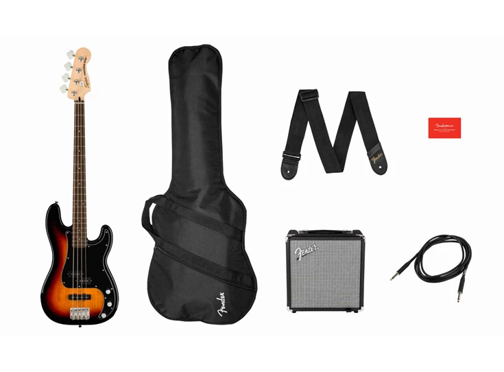 SQUIER Affinity Series™ Precision Bass® PJ Pack