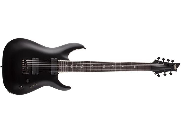 SCHECTER SC1349 SLS Elite C-7 Evil Twin, Satin Black