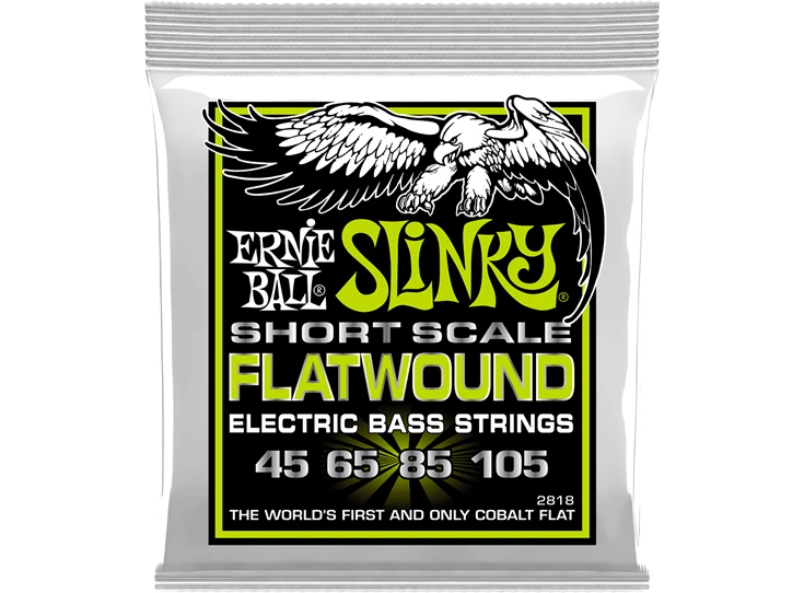 ERNIE BALL CEB 2818 Sets - Regular Slinky Flatwound Short Scale 50-105