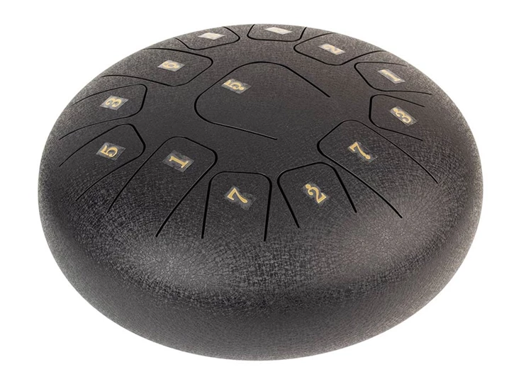 HAYMAN HTD1213/BK Stalen Tongdrum 12" Zwart