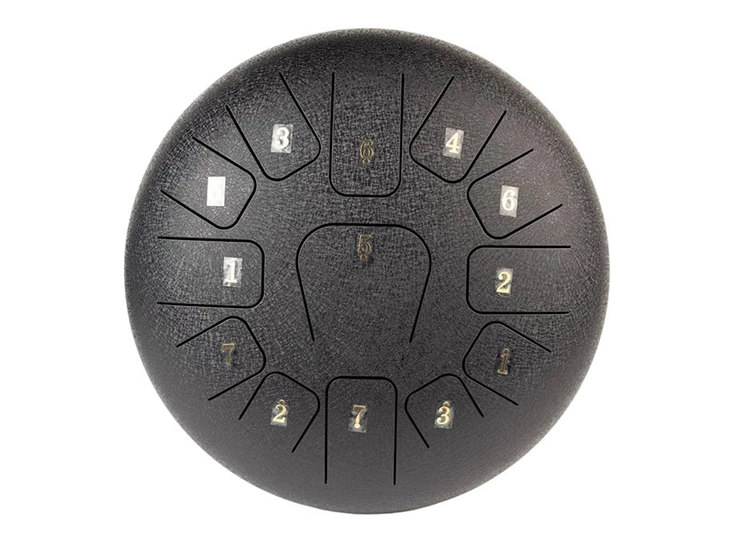 HAYMAN HTD1213/BK Stalen Tongdrum 12" Zwart